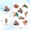 100pcs Bearded Dragon Stickers for Kids Waterproof Decals for Water Bottles Laptop Luggage Computer Scrapbooking Teens Adults Girls Kids Funny Party Birthday Decorations view 4