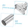 KALLORY Stainless Steel Wall Mount Outdoor Antenna Holder for Wireless Bridge Directional Antenna Mount Bracket Pole for Outside Installation view 3