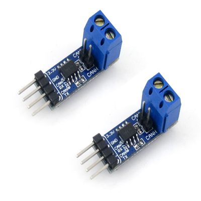 (2PCS) SN65HVD230 CAN Bus Transceiver Board for Connecting MCUs to CAN Network, Pinout Compatible with PCA82C250, ESD Protection, CAN Bus Communication Module, 3.3V