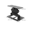 TEHAUX Wall Mounting Speaker Rack Heavy Duty Stand for Surround Sound Speakers Rotatable Design for Optimal Audio Easy Installation Tools Included Fit view 2