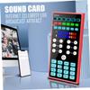 Angoily Mobile Sound Card Mixer for Live Streaming Noise Reduction Compatible with Smartphones and Computers for Podcasting and Karaoke view 4
