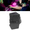 YXKJZHF One Handed Gaming Keyboard Gaming Keyboard Backlit Portable Mini Gaming Keypad Half Keyboard Game Controller view 4