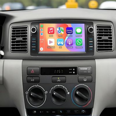 Bobuluo 4+64GB Android 13 Car Stereo Radio Compatible for Toyota Corolla 2000-2006, 7 inch Capacitive Touch Screen with Wireless Carplay Android Auto Backup Camera Mirror Link GPS SWC WiFi FM