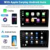 Bobuluo 4+64GB Android 13 Car Stereo Radio Compatible for Toyota Corolla 2000-2006, 7 inch Capacitive Touch Screen with Wireless Carplay Android Auto Backup Camera Mirror Link GPS SWC WiFi FM view 2