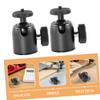 COHEALI 2pcs Metal Camera Gimbal Tripod Ball Head Adapter for Camera Rotatable and Stable Black view 3