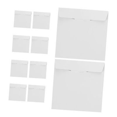 GLEAVI 10pcs Secure and Convenient Cd DVD Storage Cardboard Mailers Cd Cases Envelopes for Greeting Organized Labeling