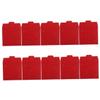 BESTOYARD 10pcs Retro Paper Cd DVD Sleeves Scratch Envelopes for Media Storage Cardboard Holder Cases Red for DVDs and Portable Disc Organizers view 1