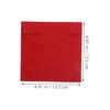 BESTOYARD 10pcs Retro Paper Cd DVD Sleeves Scratch Envelopes for Media Storage Cardboard Holder Cases Red for DVDs and Portable Disc Organizers view 2