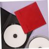 BESTOYARD 10pcs Retro Paper Cd DVD Sleeves Scratch Envelopes for Media Storage Cardboard Holder Cases Red for DVDs and Portable Disc Organizers view 4