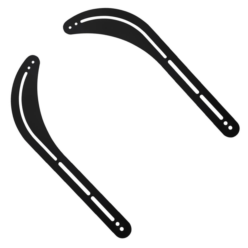 Gadpiparty 2pcs Soundbar Mount No Drill Under Above Tv Bracket for and Compatible Models Stylish Curved Design for Clean Home Setup Easy Installation Sound Bar Bracket