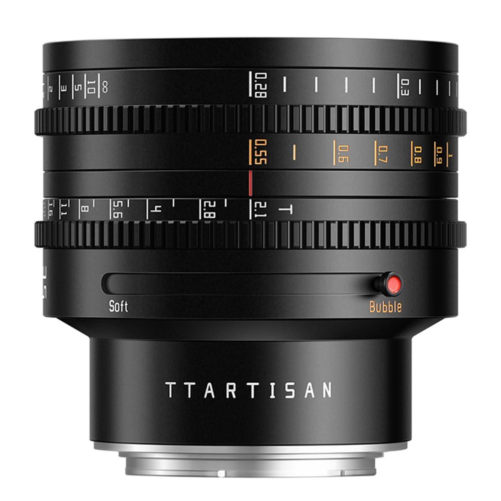 TTartisan 35mm T2.1 Full Frame Manual Dual-Bokeh Cine Lens Mirrorless Camera Lens for Nikon Z Mount Z5 Z6 Z7 Z6II Z7II Z9 Z8 ZF