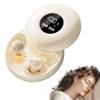 sunvito Sleep Earbuds for Side Sleepers, Mini Invisible Wireless Bluetooth 5.4 Micro Sleep Headphones, Hidden Earbuds with LED Screen for Small Ears Sleeping, Exercise, Working, Hiking (Beige) view 1