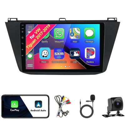 Car Radio Stereo for Volkswagen Tiguan 2017 2018 2019, Android 13, 10.1" IPS Touch Screen Upgrade Replacement with CarPlay & Android Auto, GPS Navigation DSP SWC 5G WiFi Camera 8CORE 2+32GB
