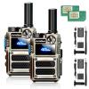 Global Radios Unlimited Range Walkie Talkies Nationwide PTT Walkie-Talkie Long Distance Handheld PoC Two Way Radios Long Range for Logistics,Team and Family,No Monthly Fee (4Pcs with SIM) view 1