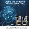 Global Radios Unlimited Range Walkie Talkies Nationwide PTT Walkie-Talkie Long Distance Handheld PoC Two Way Radios Long Range for Logistics,Team and Family,No Monthly Fee (4Pcs with SIM) view 3