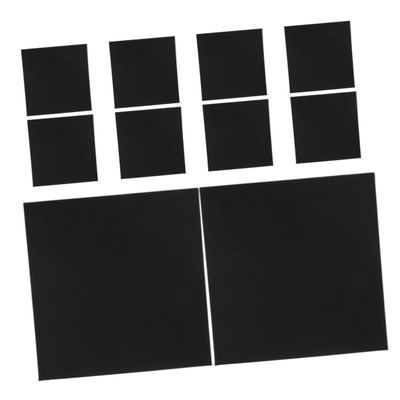 BESTOYARD 10pcs Black Cd DVD Sleeves Paper Disc Storage for Organized Advertising Materials Scratch Compatibility Binders and Travel Cases