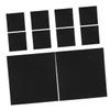 BESTOYARD 10pcs Black Cd DVD Sleeves Paper Disc Storage for Organized Advertising Materials Scratch Compatibility Binders and Travel Cases view 1
