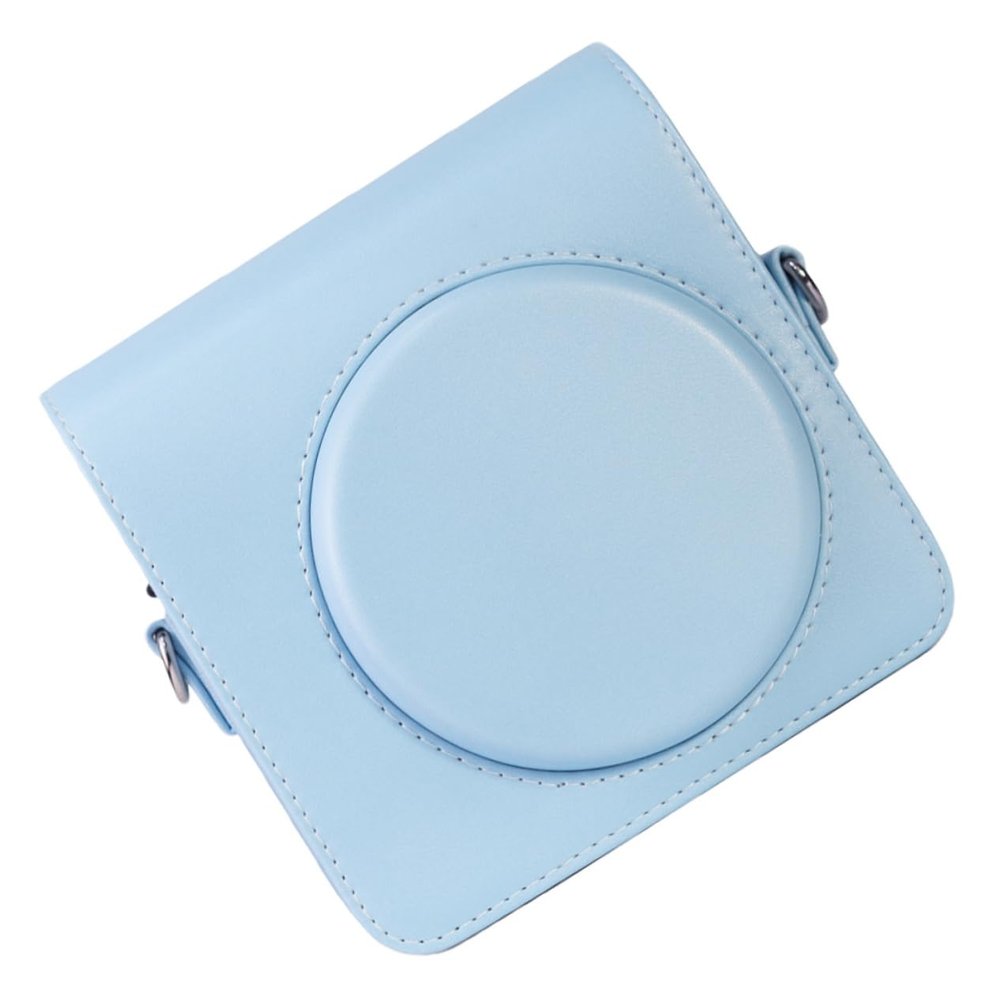 Gadpiparty Protective Pu Leather Camera Bag for Square Camera Compact Design Easy Access for Hiking Shopping and Daily Use and Carrying Cases