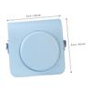 Gadpiparty Protective Pu Leather Camera Bag for Square Camera Compact Design Easy Access for Hiking Shopping and Daily Use and Carrying Cases view 4