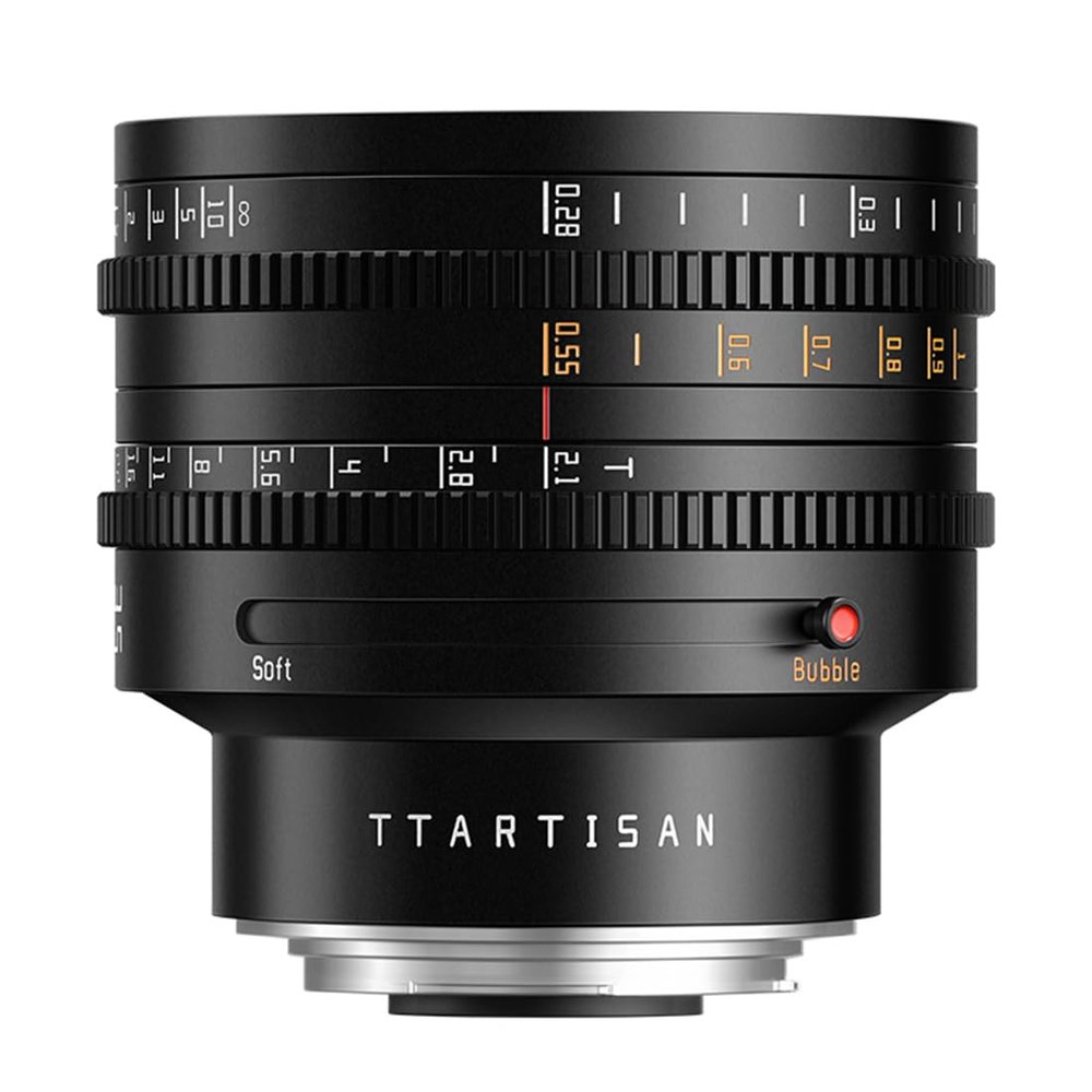 TTartisan 35mm T2.1 Full Frame Manual Dual-Bokeh Cine Lens Mirrorless Camera Lens Fo Canon RF-Mount R5 R5C R6 R7 R10 R50 EOS C80