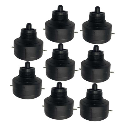CHICAMPERA 8pcs Auto Tweeter Horn Stain Resistant Car Tweeter Loudspeaker Compact Easy to Install
