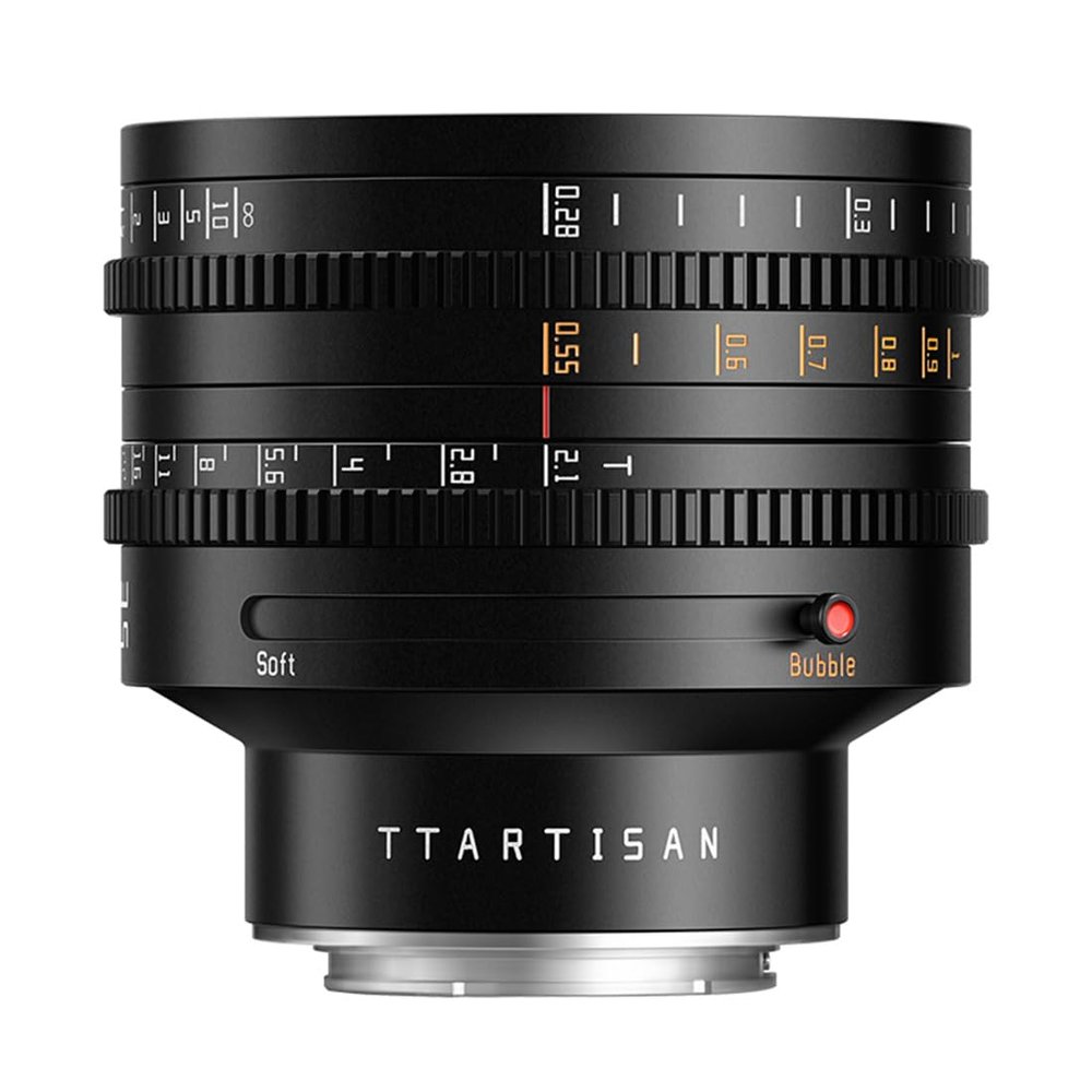 TTartisan 35mm T2.1 Full Frame Manual Dual-Bokeh Cine Lens Mirrorless Camera Lens for Sony E Mount A7 A7M2 A7M3 A7M4 A7R A7R2 A7S A7SII A7SIII A6500 A6700