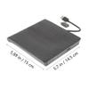 Mipcase USB 3.0 External CD DVD Burner Drive Slot-in Design for Laptops and Desktops Black Portable Optical Drive for Easy Data Backup and Media Playback view 2