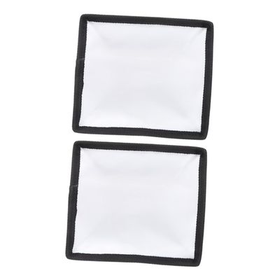 Angoily 2pcs Flash Diffuser Light Sock for Photography Easy Install Hook and Loop Closure Foldable Design for Portrait and Wedding Shooting