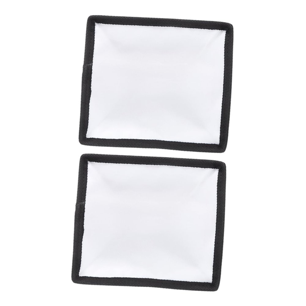 Angoily 2pcs Flash Diffuser Light Sock for Photography Easy Install Hook and Loop Closure Foldable Design for Portrait and Wedding Shooting