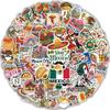 100pcs Mexico Stickers, Mexican Sticker Waterproof Decals for Water Bottles Laptop Luggage Computer Scrapbooking Teens Adults Girls Funny Party Birthday Decorations view 1