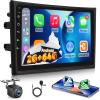 2+64G Android Car Stereo for Volvo XC90 2004-2013 with Wireless Carplay - 10 Inch Android Auto Touchscreen Radio with WiFi, GPS Navigation, Equalizer, SWC, Mirror Link + AHD Backup Camera view 1