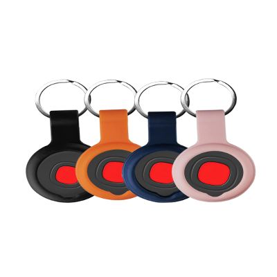 Case for Delumu Smart Tracker Tags - Superior Silicone Build, Shockproof & Anti - Slip. Fits Widely, Protects Against Scratches. Precise Cutouts Ensure Full Functionality.Black+Orange+Pink+Blue.