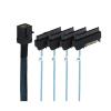 LINGQE SFF-8643 to 4 SFF-8482 Internal S-AS 3.0 HD to 4 29pin SFF 8482 Connector with S-AS 15pin Power Port 12GB/S Cable 0.5m 1m(1M) view 1
