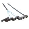 LINGQE SFF-8643 to 4 SFF-8482 Internal S-AS 3.0 HD to 4 29pin SFF 8482 Connector with S-AS 15pin Power Port 12GB/S Cable 0.5m 1m(1M) view 4