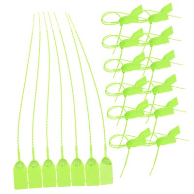DOITOOL 100pcs Self-locking Cable Ties Labels Premium Tamper Zip Ties for Secure Storage for Cables and Wires Easy to Write Tags
