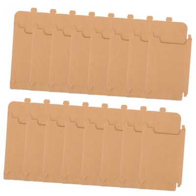 OUNONA 100pcs Paper Bag Sleeve Holder Case Bags Reusable Storage Party Package Large Discs Holders Envelop Paper Bag Packaging Bag Envelopes Light Brown