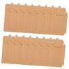 OUNONA 100pcs Paper Bag Sleeve Holder Case Bags Reusable Storage Party Package Large Discs Holders Envelop Paper Bag Packaging Bag Envelopes Light Brown view 1