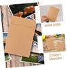 OUNONA 100pcs Paper Bag Sleeve Holder Case Bags Reusable Storage Party Package Large Discs Holders Envelop Paper Bag Packaging Bag Envelopes Light Brown view 3