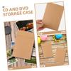 OUNONA 100pcs Paper Bag Sleeve Holder Case Bags Reusable Storage Party Package Large Discs Holders Envelop Paper Bag Packaging Bag Envelopes Light Brown view 4