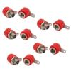 10Pcs 4mm Banana Socket Binding Post Connector Adapter 5 Color(Red) view 2