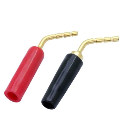 10pcs/5pairs Banana Pin Plugs Gold Plated Musical Speaker Cable Wire Pin Banana Connectors