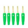 10/20Pcs 4MM Banana Gold Plated Audio Speaker Connectors Amplifier Binding Post Jack for Cable Terminals(Green,10 Pcs) view 2