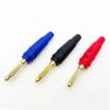 10/20Pcs 4MM Banana Gold Plated Audio Speaker Connectors Amplifier Binding Post Jack for Cable Terminals(Green,10 Pcs) view 3