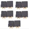 10 PCS XT60U XT60 Upgrade Connector with 3.5mm Gold Plated Banana(Black) view 2