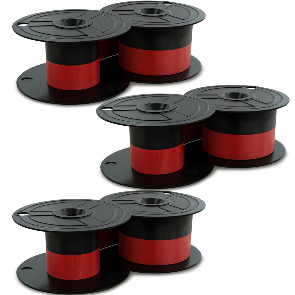 Replacement Ink Ribbons Compatible with Canon MP11DX / MP-11DX  3-Pack Calculator Printer Set