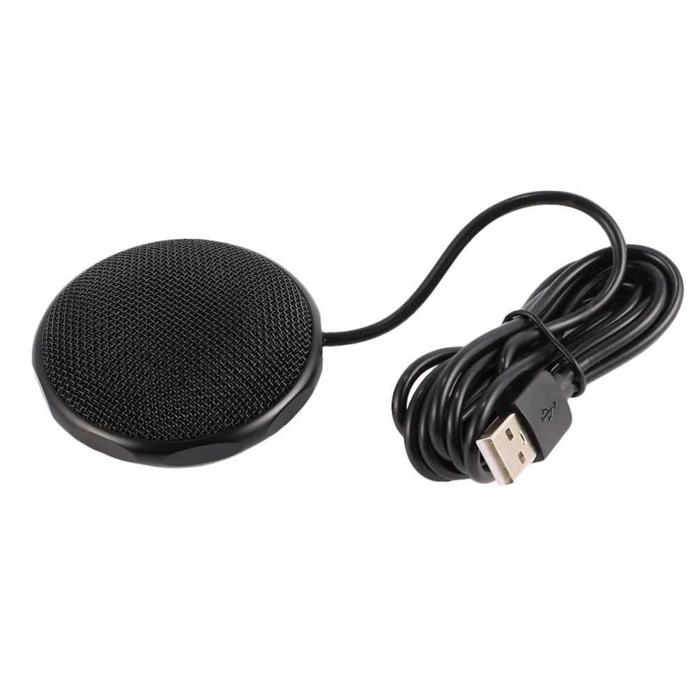 Angoily Conference Microphone Omnidirectional Condenser Microphone 360 Degree Pickup for Computer No Driver Needed