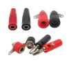 10Pcs 4mm Banana Socket Binding Post Connector Red Black 4 mm Banana Male Female Jack for Test Leads Speaker Wire Cable(F-10BK) view 4