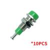 10PCS 2mm Banana Socket 2mm Test Socket Panel Socket with 2mm Banana Connector(Green 10Pcs) view 2