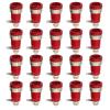 100PCS/LOT Panel Mount Adapter: 4mm Banana Female Jack Socket Connector(RED 100PCS) view 2
