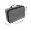 CIYODO Projector Carrying Case Hard Travel Case for Embroidery Project Camera Handbag Needlepoint Project Bag view 2